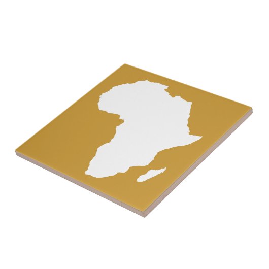 Sudan Brown Audacious Africa Tegeltje (Zijkant)
