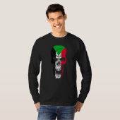 Sudan Flag Colours Skull T-shirt (Voorkant volledig)