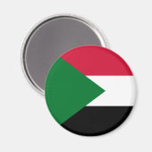 Sudan Flag Magnet (Voorkant / Achterkant)
