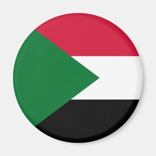 Sudan Flag Magnet (Voorkant)