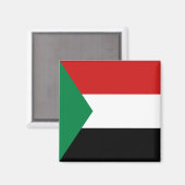 Sudan Flag Magnet (Voorkant / Achterkant)