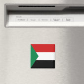 Sudan Flag Magnet (Insitu (Vaatwasser))