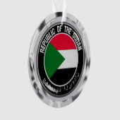 Sudan Round Emblem Ornament (voorkant)