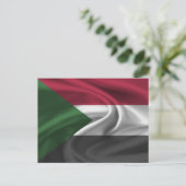 Sudan Vlag Briefkaart (Staand voorkant)