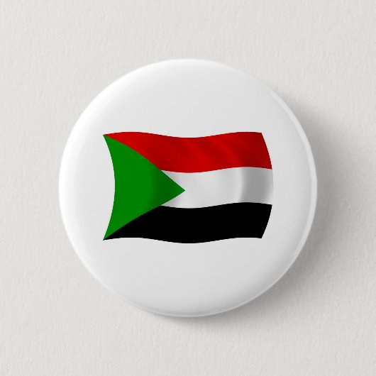 Sudan Vlag Knop Ronde Button 5,7 Cm (Voorkant)