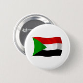 Sudan Vlag Knop Ronde Button 5,7 Cm (Voorkant /achterkant)