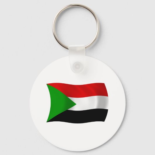 Sudan Vlag Sleutelhanger (Voorkant)