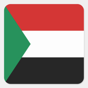Sudan Vlag Sticker