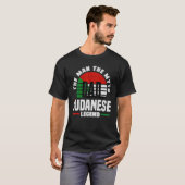 Sudanese Sudan Sudanese Flag Fathers Day T-shirt (Voorkant volledig)