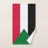 Sudanese vlag bad handdoek (Handdoek)