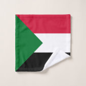 Sudanese vlag bad handdoek (Wasdoekje)