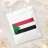 Sudanese vlag bedankzakje (Geknipt)