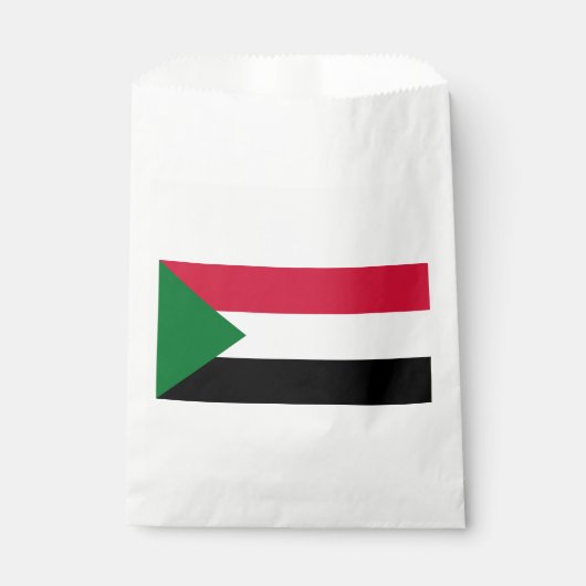 Sudanese vlag bedankzakje (Voorkant)
