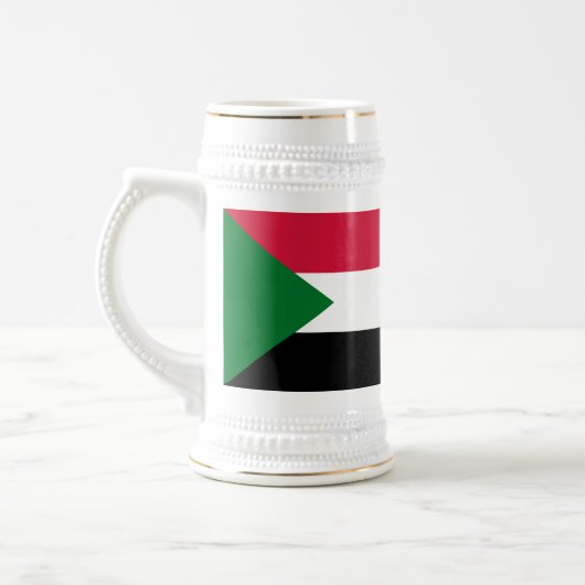 Sudanese vlag bierpul (Links)
