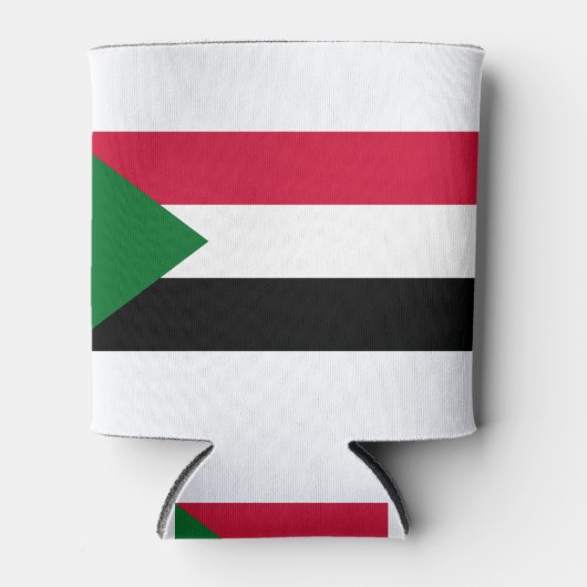 Sudanese vlag blikjeskoeler (Voorkant)