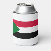 Sudanese vlag blikjeskoeler (Blikje Achterkant)