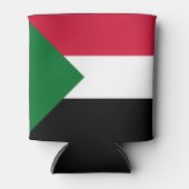 Sudanese vlag blikjeskoeler (Voorkant)