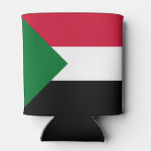 Sudanese vlag blikjeskoeler (Achterkant)
