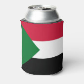 Sudanese vlag blikjeskoeler (Blikje Achterkant)