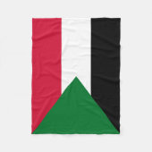 Sudanese vlag fleece deken (Voorkant)