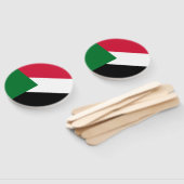 Sudanese vlag handwaaier (Niet-gemonteerd)