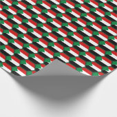 Sudanese vlag Honeycomb-rappelpapier Cadeaupapier (Hoek)