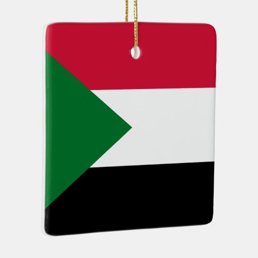 Sudanese vlag keramisch ornament (Rechts)