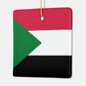 Sudanese vlag keramisch ornament (Links)