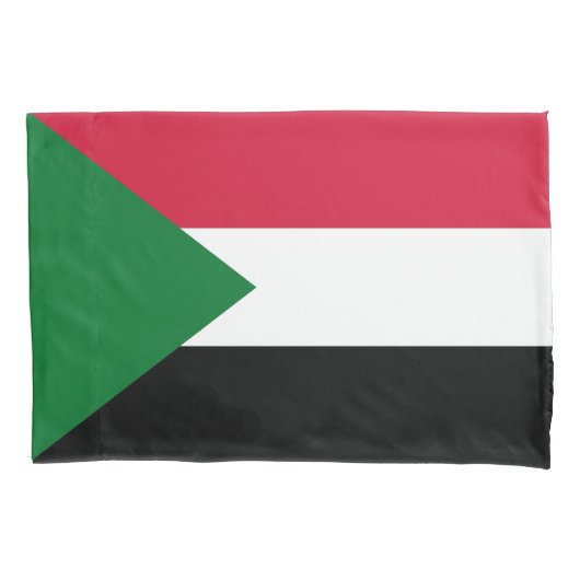 Sudanese vlag kussensloop (Voorkant)
