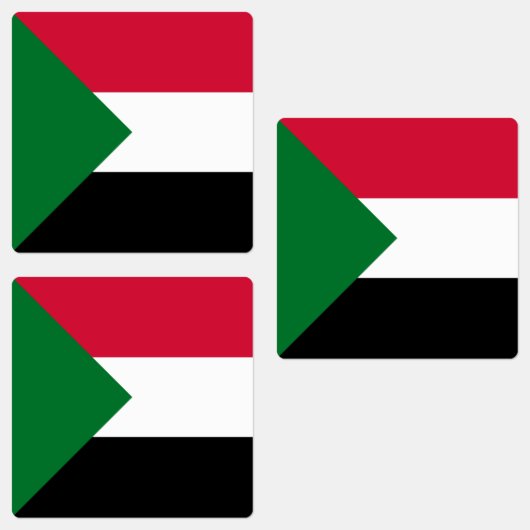 Sudanese vlag labels (Groep)