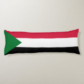 Sudanese vlag lichaamskussen (Achterkant)