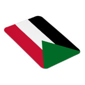 Sudanese vlag magneet (Rechterzijde)