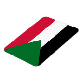 Sudanese vlag magneet (Linkerzijde)