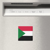 Sudanese vlag magneet (Insitu (Vaatwasser))