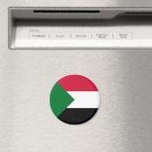 Sudanese vlag magneet (Insitu (Vaatwasser))