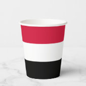 Sudanese vlag papieren bekers (Achterkant)