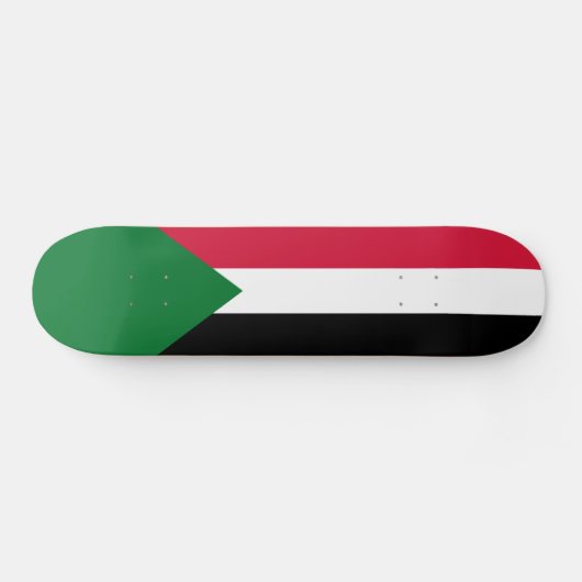 Sudanese vlag persoonlijk skateboard (Horizontaal)