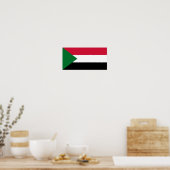 Sudanese vlag poster (Keuken)