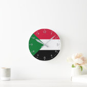 Sudanese vlag ronde klok (Huis)