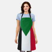 Sudanese vlag schort (Gedragen)