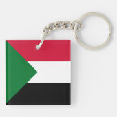 Sudanese vlag sleutelhanger (Achterkant)