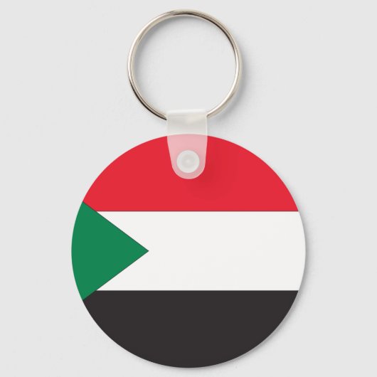 Sudanese vlag sleutelhanger (Voorkant)