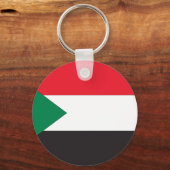 Sudanese vlag sleutelhanger (Voorkant)