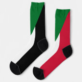 Sudanese vlag sokken (Links)