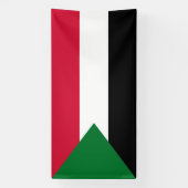 Sudanese vlag spandoek (Verticaal)
