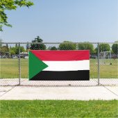 Sudanese vlag spandoek (Insitu)