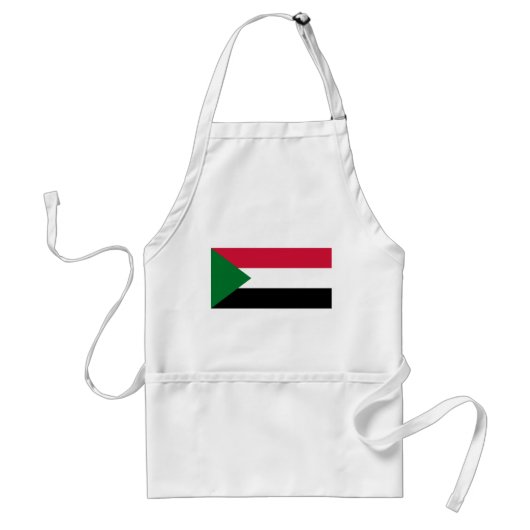 Sudanese vlag standaard schort (Voorkant)