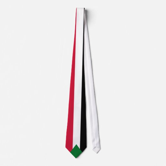 Sudanese vlag stropdas (Voorkant)