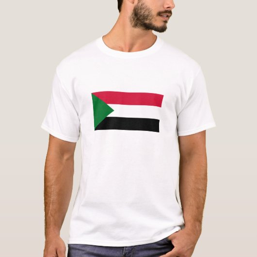 Sudanese vlag t-shirt (Voorkant)