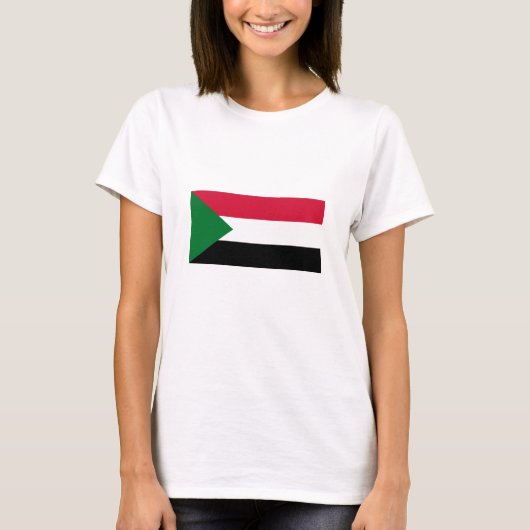 Sudanese vlag t-shirt (Voorkant)